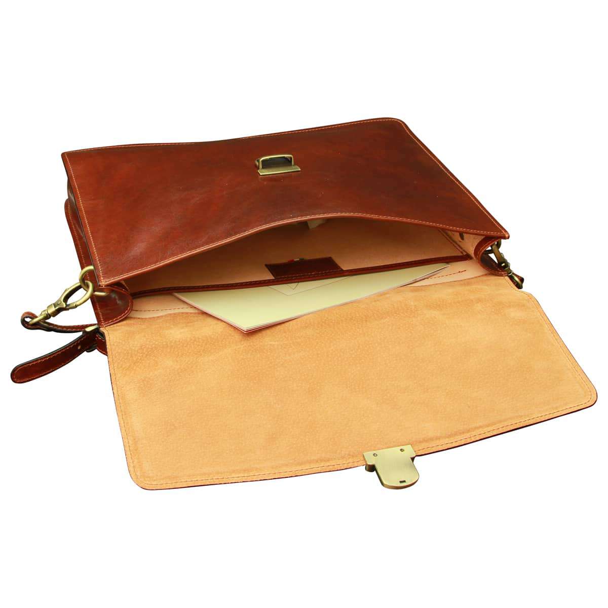 Business Briefcase - Brown-1